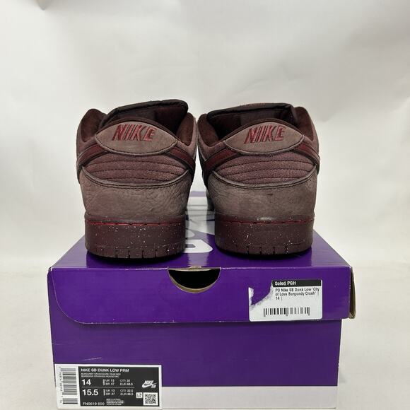 Nike SB Dunk Low City of Love “Burgundy Crush” FN0619-600 main image 10